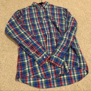 Ralph Lauren multi colored checkered button down
